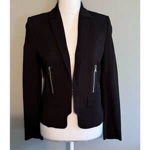NWT   Rebecca Taylor Black Suit Jacket, size 4